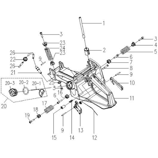 Топливный бак Champion CP400